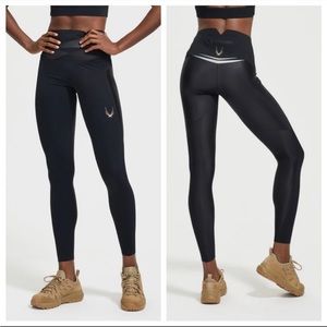 Lucas Hugh Axis High Rise Bonded Leggings Black